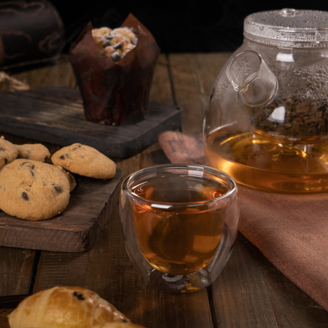 Sip Easy, Double Walled Glass Teacups